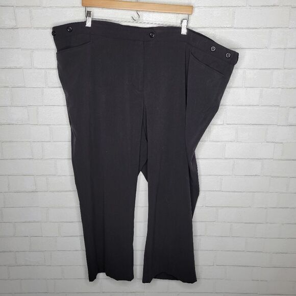 Maggie Barnes Pants - Maggie Barnes Black Dress Trousers